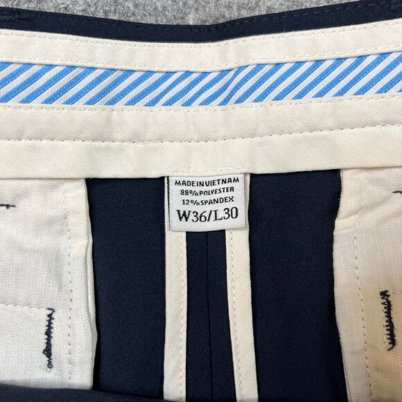 FJ FootJoy Pants Mens 36 Navy Stretch Straight Golf Performance Lightweight - Picture 5 of 13